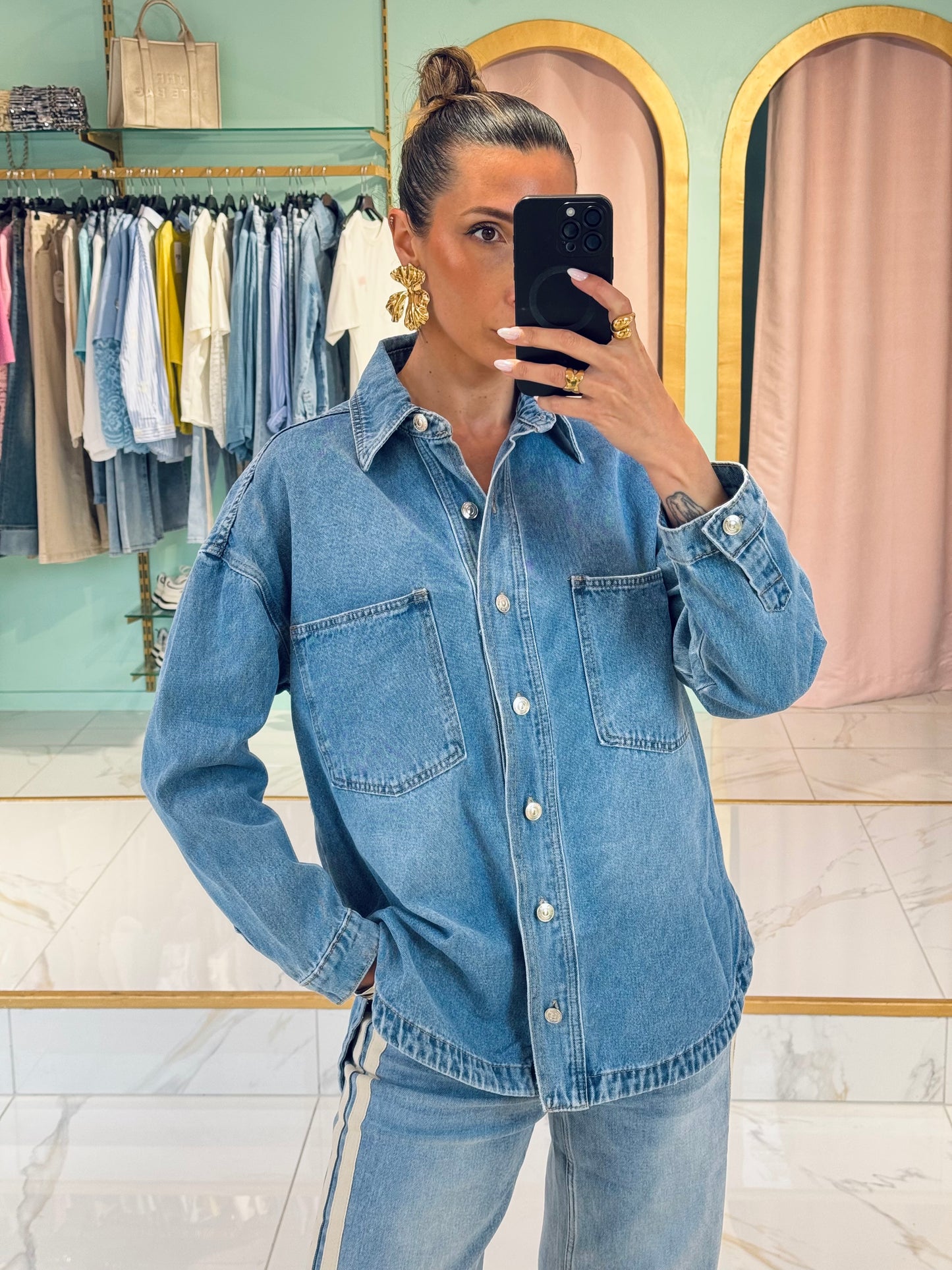 Veste/Surchemise en jean - Marivy