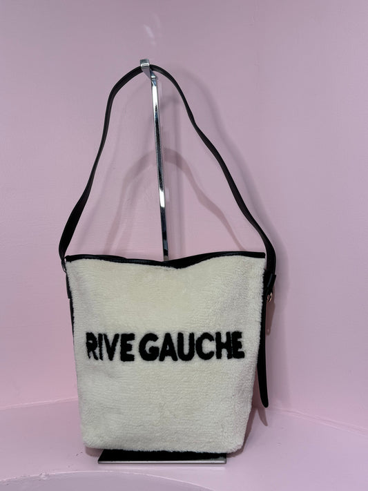 Sac Besace Rive Gauche - Blanc & Noir