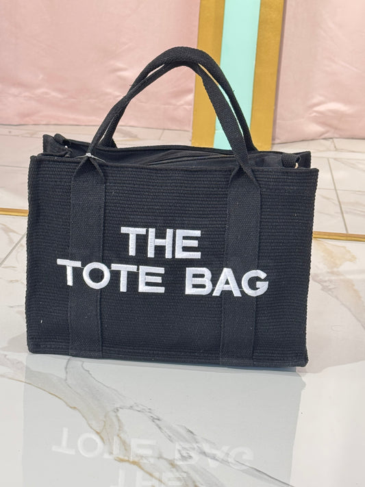 Sac cabas tote bag d’été noir