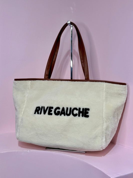 Sac Cabas Rive Gauche - Blanc & Camel